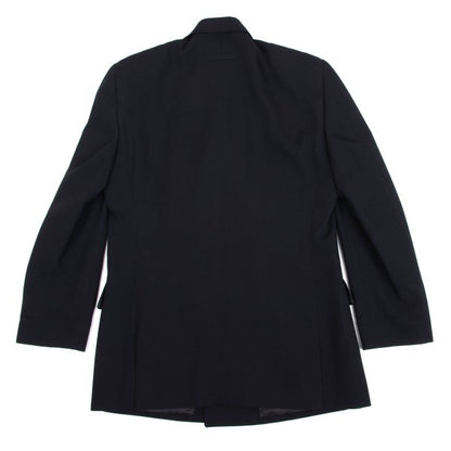Jean Paul GAULTIER HOMME objet Wool Jacket Navy Size 44M