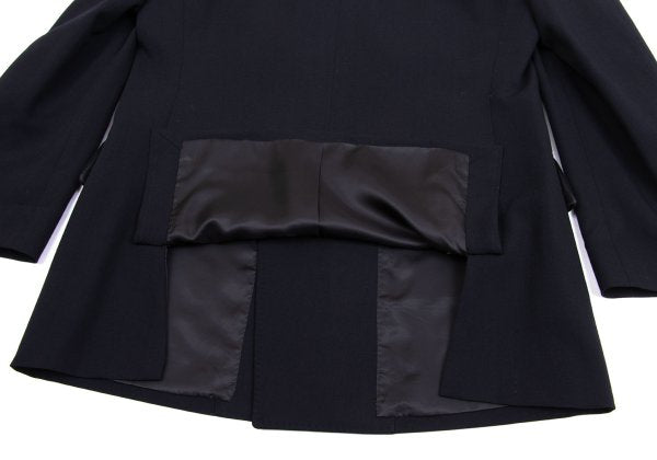 Jean Paul GAULTIER HOMME objet Wool Jacket Navy Size 44M