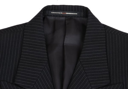 Jean Paul GAULTIER HOMME objet Wool Jacket Blue Size 44M