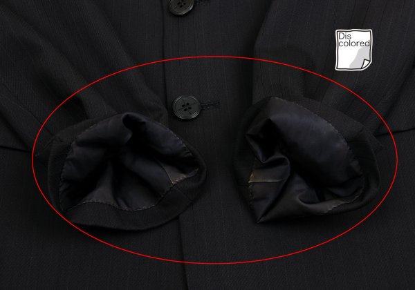 Jean Paul GAULTIER HOMME objet Wool Jacket Black Size 44