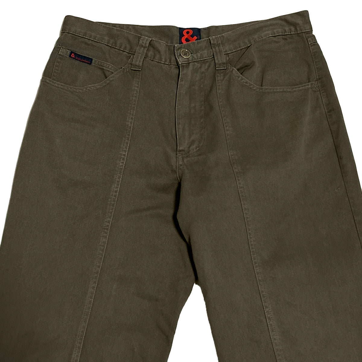 DOLCE&GABBANA 2000s Military Pants Olive Brown Size 48