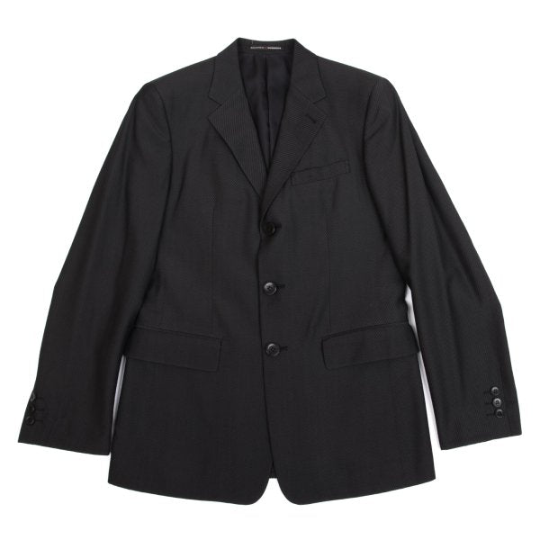Jean Paul GAULTIER HOMME Skewed Stripe Jacket Gray Size 44
