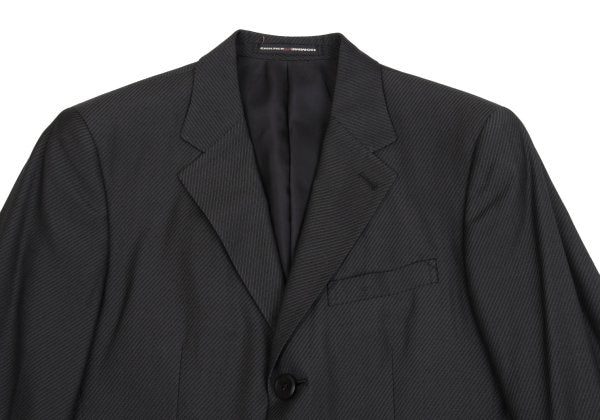 Jean Paul GAULTIER HOMME Skewed Stripe Jacket Gray Size 44