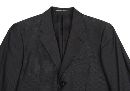 Jean Paul GAULTIER HOMME Skewed Stripe Jacket Gray Size 44