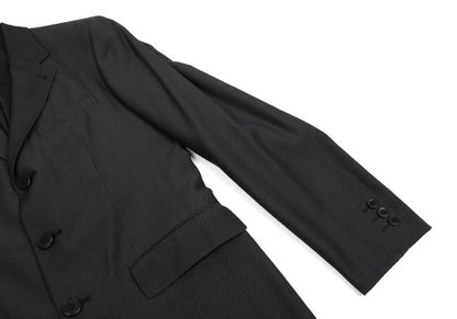 Jean Paul GAULTIER HOMME Skewed Stripe Jacket Gray Size 44
