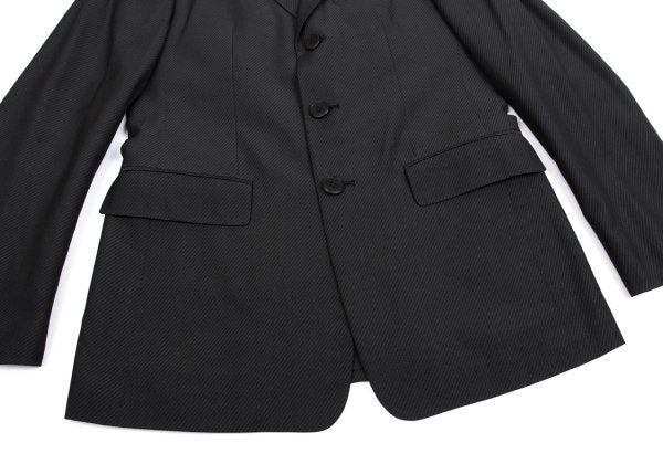 Jean Paul GAULTIER HOMME Skewed Stripe Jacket Gray Size 44