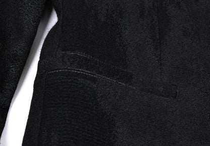 Jean Paul GAULTIER CLASSIQUE Wool Jacket Black Size 48