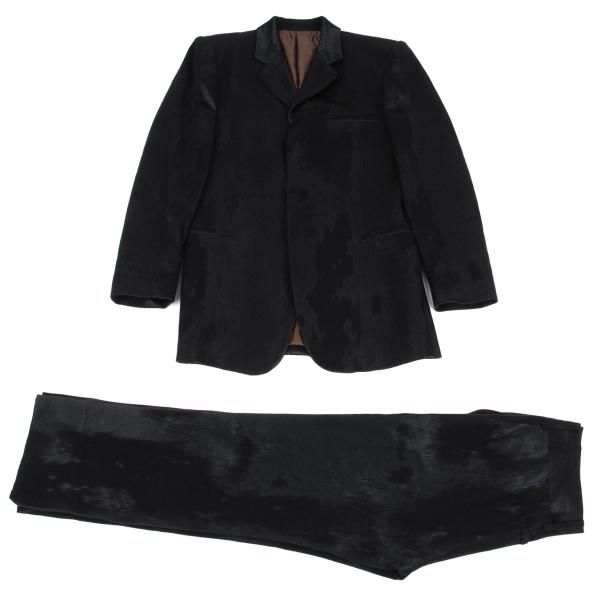 Jean Paul GAULTIER CLASSIQUE Jacquard Jacket Black Size 48
