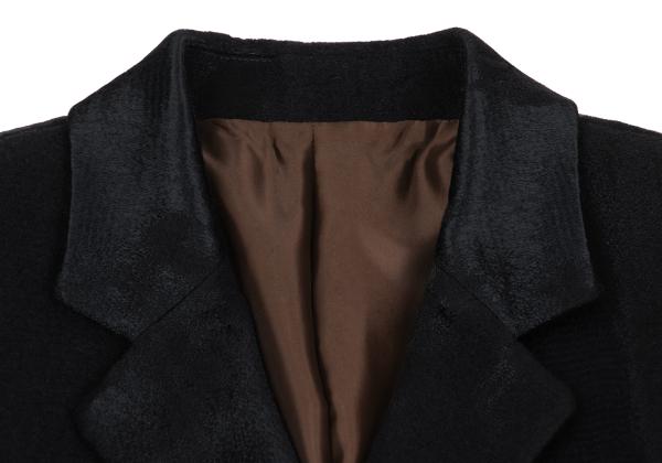 Jean Paul GAULTIER CLASSIQUE Jacquard Jacket Black Size 48