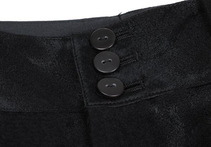 Jean Paul GAULTIER CLASSIQUE Jacquard Jacket Black Size 48