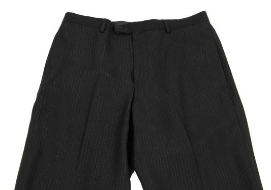 Jean Paul GAULTIER HOMME Rayon Lame Pants Black Size 48