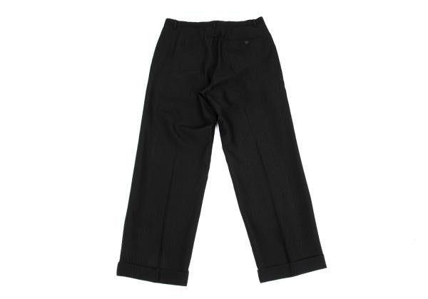 Jean Paul GAULTIER HOMME Rayon Lame Pants Black Size 48