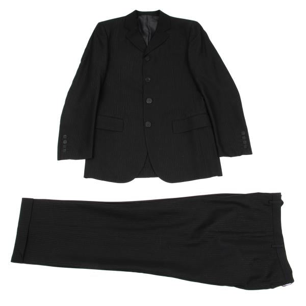 Jean Paul GAULTIER HOMME Rayon Lame Pants Black Size 48