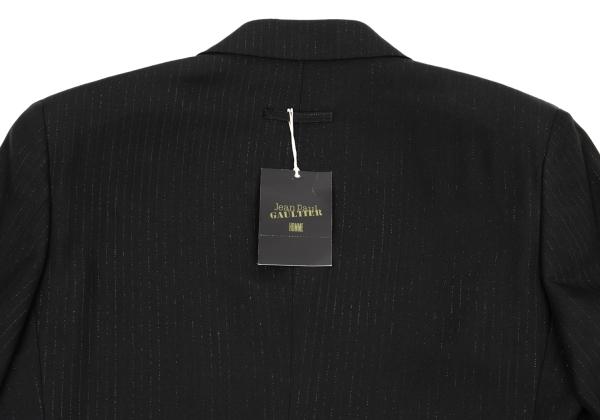 Jean Paul GAULTIER HOMME Rayon Lame Set-up Black Size 48
