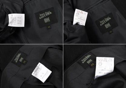 Jean Paul GAULTIER HOMME Rayon Lame Set-up Black Size 48