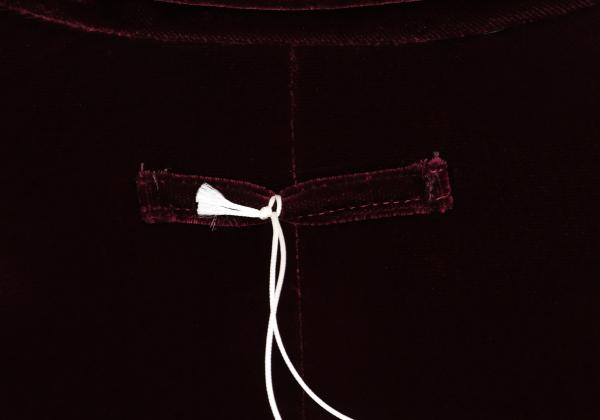 Jean Paul GAULTIER HOMME Velvet Jacket Bordeaux Size 48