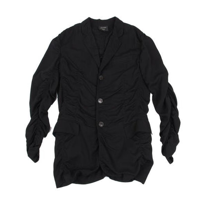 Jean Paul GAULTIER HOMME Wool Rayon Jacket Black Size 48