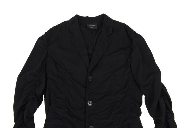 Jean Paul GAULTIER HOMME Wool Rayon Jacket Black Size 48
