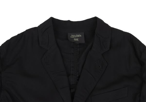 Jean Paul GAULTIER HOMME Wool Rayon Jacket Black Size 48