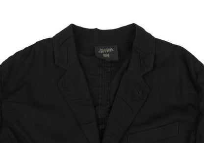 Jean Paul GAULTIER HOMME Wool Rayon Jacket Black Size 48