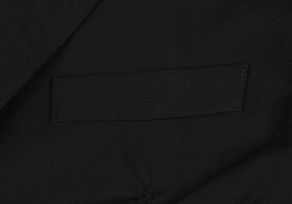 Jean Paul GAULTIER HOMME Wool Rayon Jacket Black Size 48