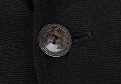 Jean Paul GAULTIER HOMME Wool Rayon Jacket Black Size 48