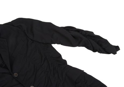 Jean Paul GAULTIER HOMME Wool Rayon Jacket Black Size 48
