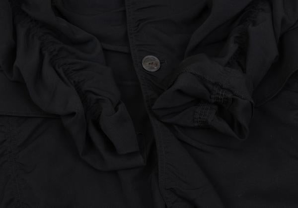 Jean Paul GAULTIER HOMME Wool Rayon Jacket Black Size 48