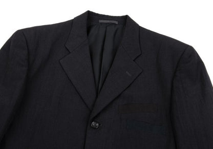 COMME des GARCONS HOMME Contrasting Jacket Gray Size M