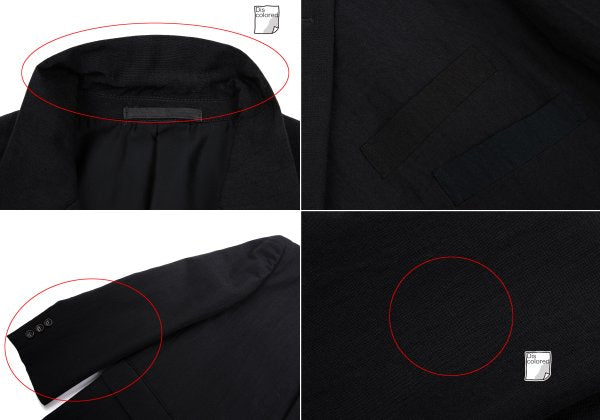 COMME des GARCONS HOMME Contrasting Jacket Gray Size M