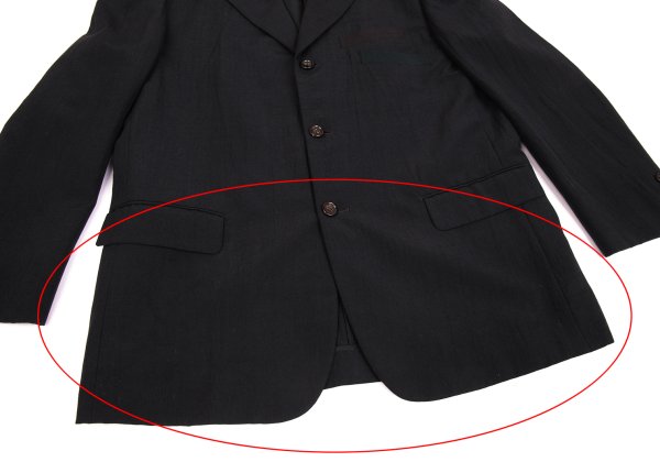 COMME des GARCONS HOMME Contrasting Jacket Gray Size M