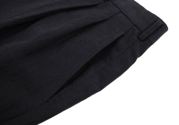 COMME des GARCONS HOMME Dark Gray Wool Pleated Pants Size S