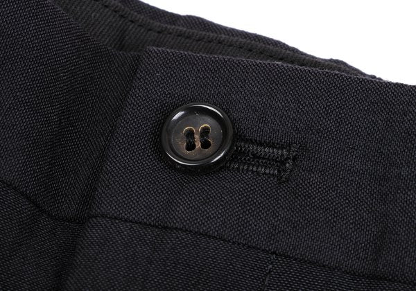 COMME des GARCONS HOMME Dark Gray Wool Pleated Pants Size S