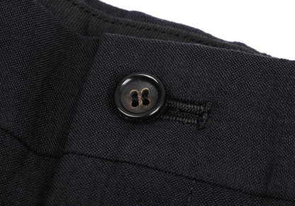 COMME des GARCONS HOMME Dark Gray Wool Pleated Pants Size S