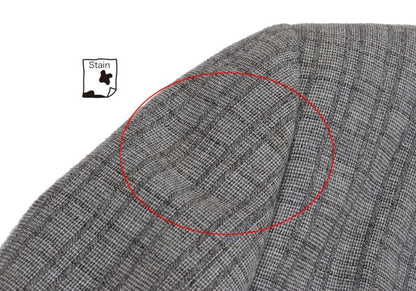 COMME des GARCONS HOMME Wool Cotton Check Jacket Gray Size M