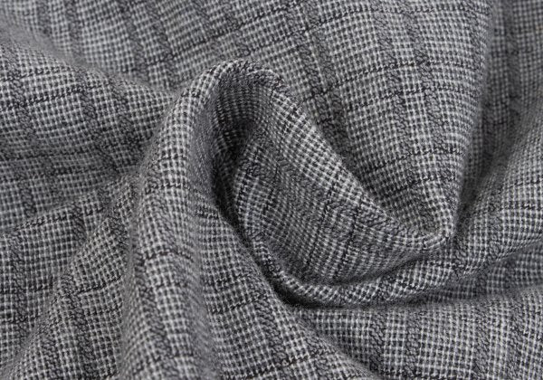 COMME des GARCONS HOMME Wool Cotton Check Jacket Gray Size M