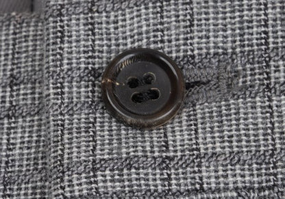 CDG HOMME Wool Cotton Check Weave Pants Gray Size S