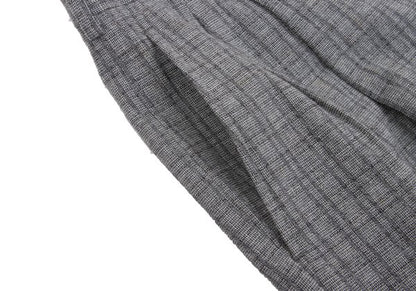 CDG HOMME Wool Cotton Check Weave Pants Gray Size S
