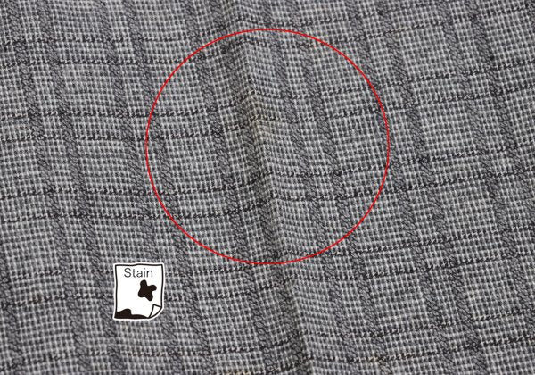 COMME des GARCONS HOMME Gray Wool Cotton Check Jacket Size M