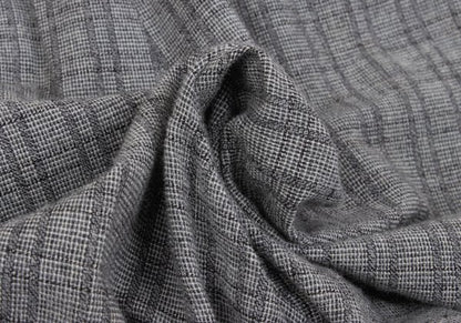 COMME des GARCONS HOMME Gray Wool Cotton Check Jacket Size M