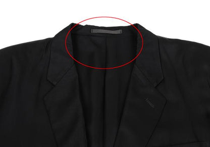 COMME des GARCONS HOMME Shiny Double Jacket Black Size M