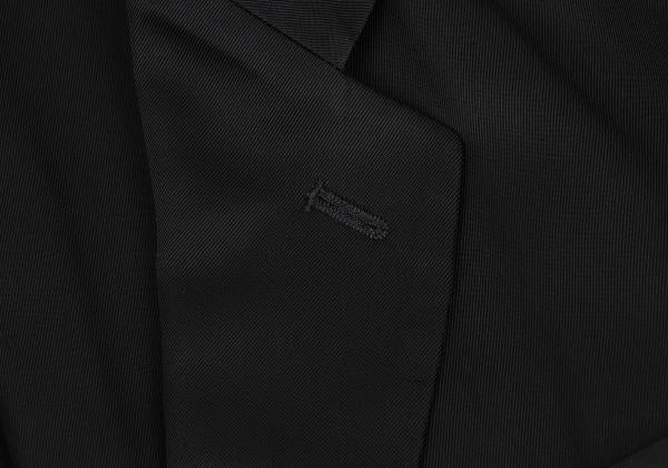 COMME des GARCONS HOMME Shiny Double Jacket Black Size M