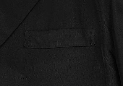 COMME des GARCONS HOMME Shiny Double Jacket Black Size M