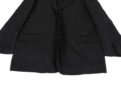 COMME des GARCONS HOMME Shiny Double Jacket Black Size M