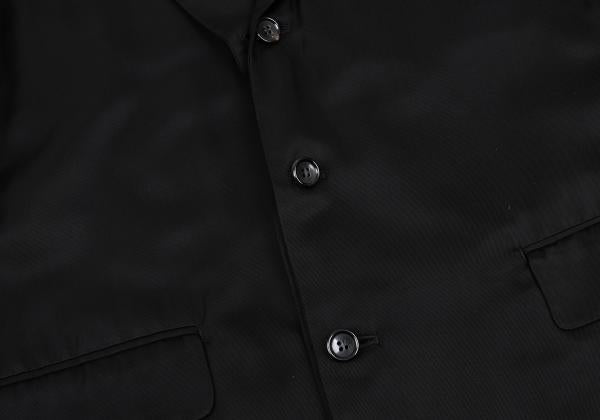 COMME des GARCONS HOMME Shiny Double Jacket Black Size M