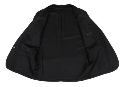 COMME des GARCONS HOMME Shiny Double Jacket Black Size M