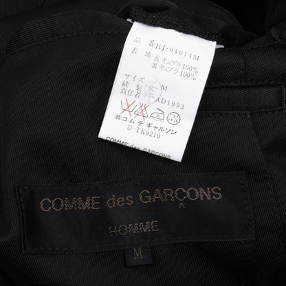 COMME des GARCONS HOMME Shiny Double Jacket Black Size M