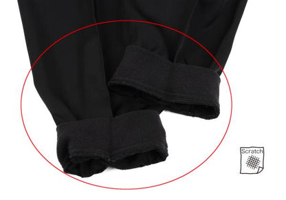 CDG HOMME Cupro Shiny Hem Rib Pants Black Size S