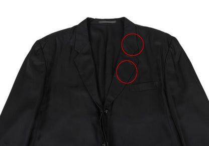 COMME des GARCONS HOMME Black Double-Faced Jacket Size M