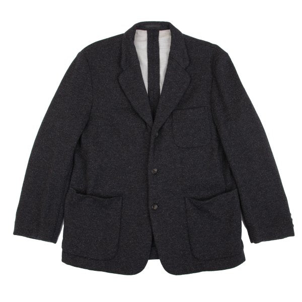 COMME des GARCONS HOMME Wool Silk Jacket Charcoal Size M